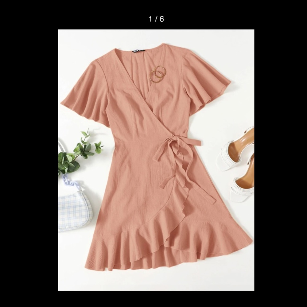 Shein wrap dress